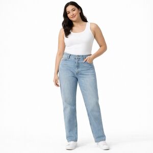 Agolde ($400) '90s High-rise Straight-leg Distressed Jeans